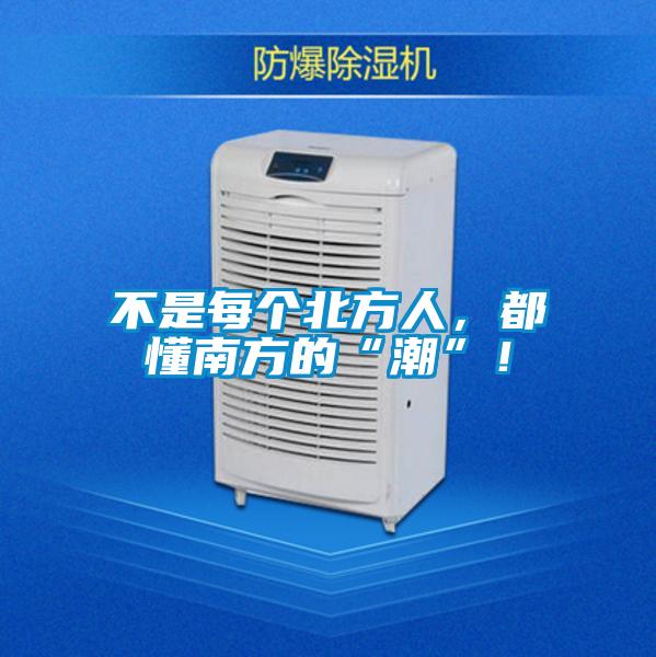 不是每个北方人，都懂南方的“潮”！