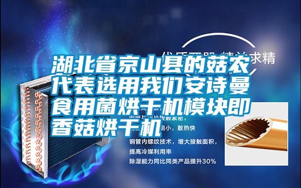 湖北省京山县的菇农代表选用粉色视频下载污粉色视频下载污食用菌烘干机模块即香菇烘干机