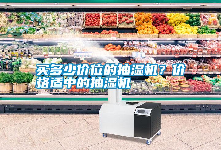 买多少价位的抽湿机？价格适中的抽湿机