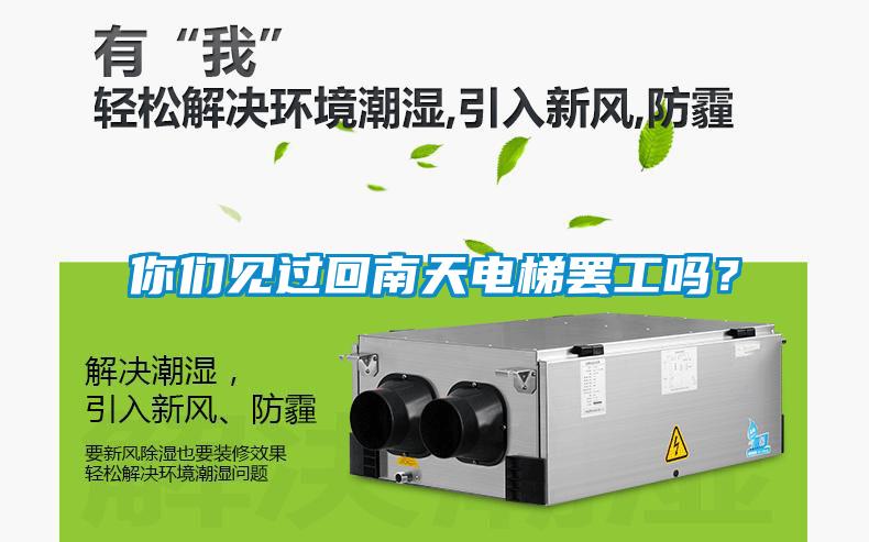 你们见过回南天电梯罢工吗？