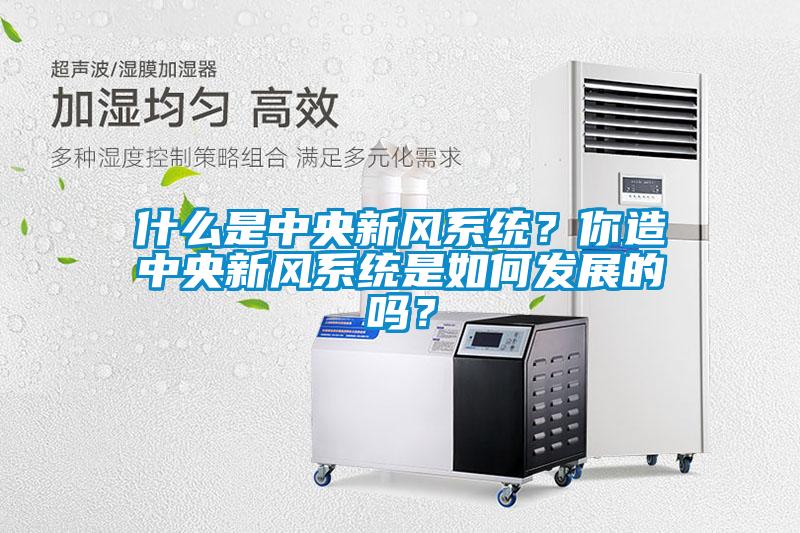 什么是中央新风系统？你造中央新风系统是如何发展的吗？