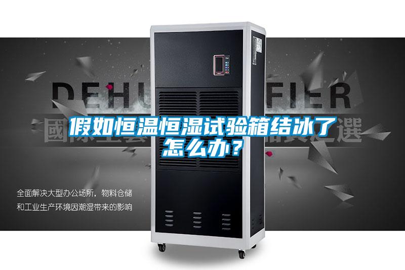 假如恒温恒湿试验箱结冰了怎么办？
