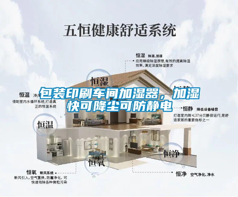 包装印刷车间加湿器，加湿快可降尘可防静电