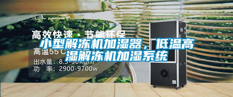 小型解冻机加湿器，低温高湿解冻机加湿系统