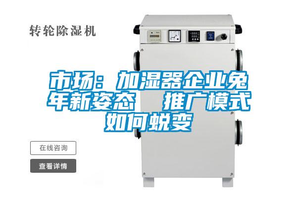 市场：加湿器企业兔年新姿态  推广模式如何蜕变