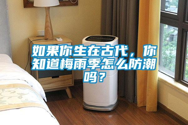 如果你生在古代，你知道梅雨季怎么防潮吗？