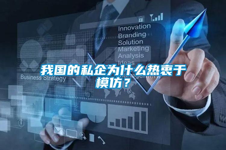 我国的私企为什么热衷于模仿？