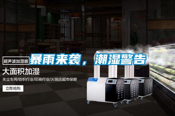 暴雨来袭，潮湿警告
