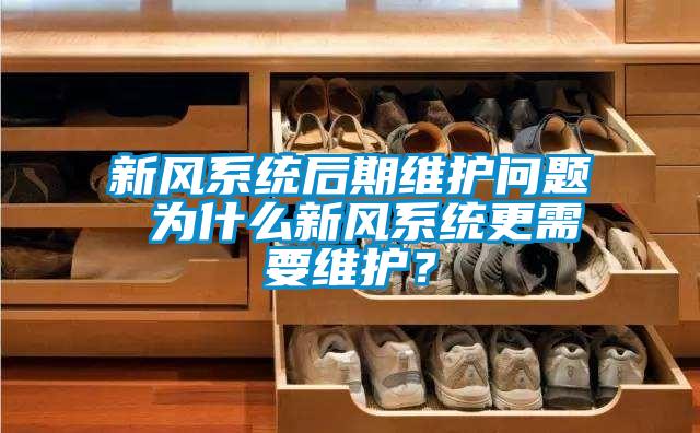 新风系统后期维护问题 为什么新风系统更需要维护？