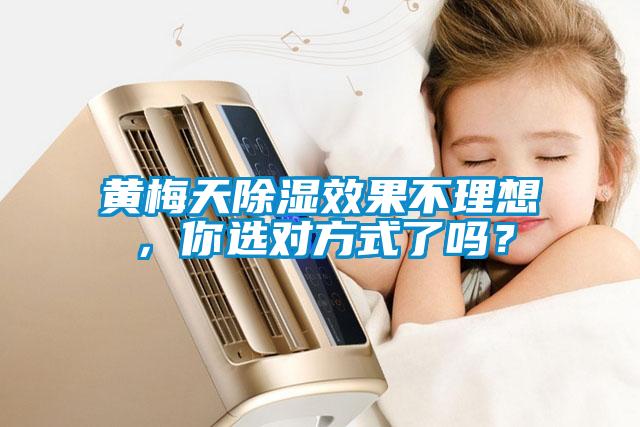 黄梅天除湿效果不理想，你选对方式了吗？