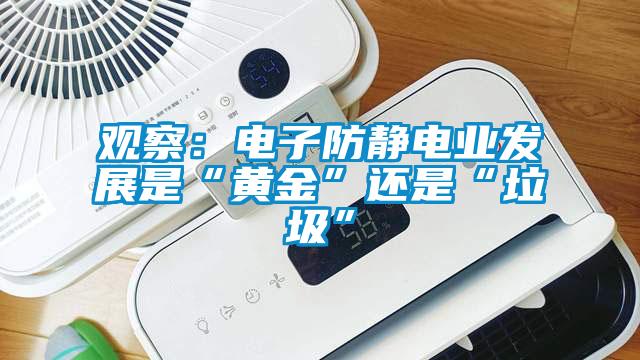 观察：电子防静电业发展是“黄金”还是“垃圾”