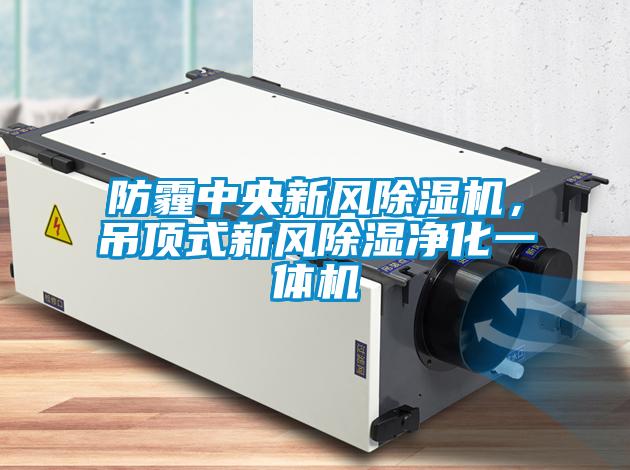 防霾中央新风粉色视频免费在线观看，吊顶式新风除湿净化一体机