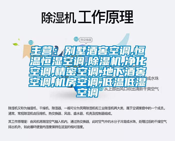主营：别墅酒窖空调,恒温恒湿空调,粉色视频免费在线观看,净化空调,精密空调,地下酒窖空调,机房空调,低温低湿空调