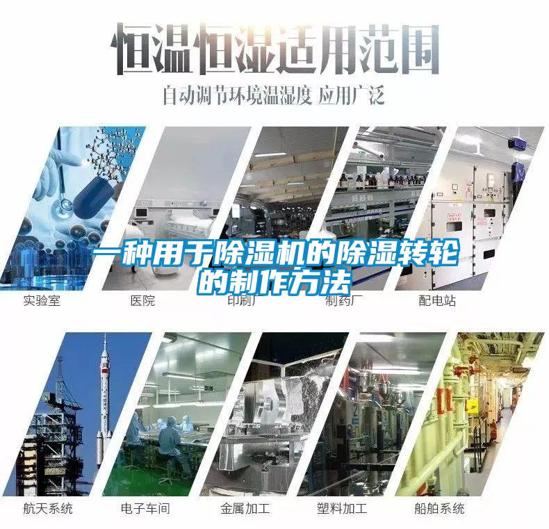 一种用于粉色视频免费在线观看的除湿转轮的制作方法