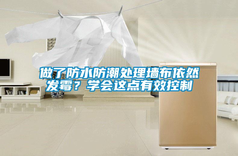 做了防水防潮处理墙布依然发霉？学会这点有效控制