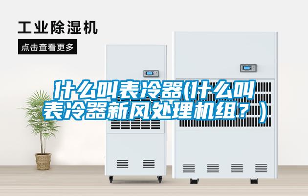 什么叫表冷器(什么叫表冷器新风处理机组？)