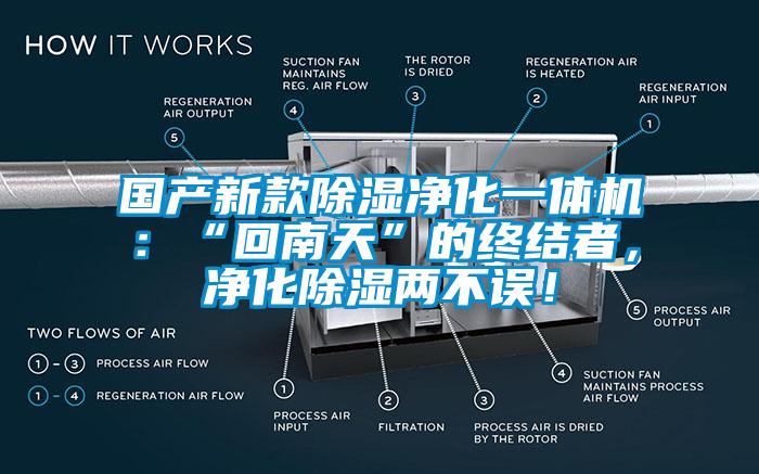 国产新款除湿净化一体机：“回南天”的终结者，净化除湿两不误！