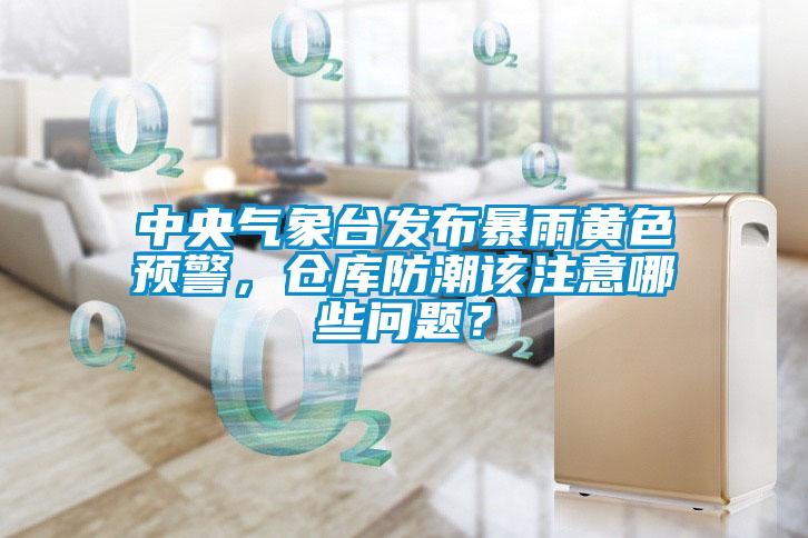 中央气象台发布暴雨黄色预警，仓库防潮该注意哪些问题？