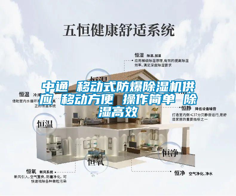 中通 移动式防爆粉色视频免费在线观看供应 移动方便 操作简单 除湿高效