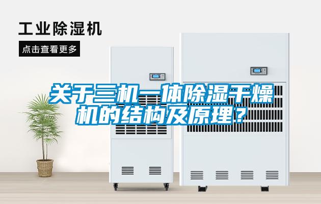 关于三机一体除湿干燥机的结构及原理？