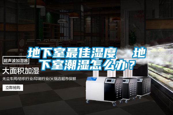 地下室最佳湿度  地下室潮湿怎么办？