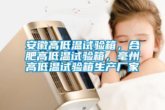 安徽高低温试验箱，合肥高低温试验箱，毫州高低温试验箱生产厂家