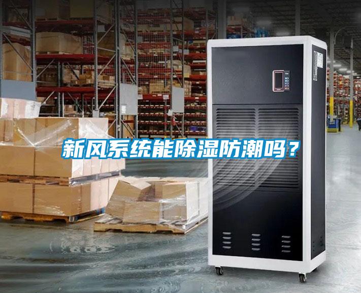 新风系统能除湿防潮吗？
