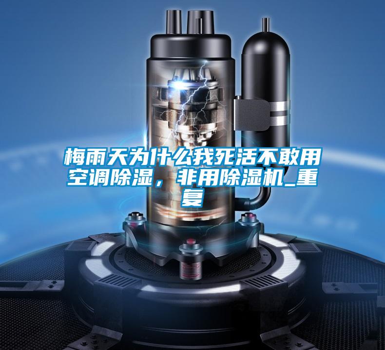 梅雨天为什么我死活不敢用空调除湿，非用粉色视频免费在线观看_重复