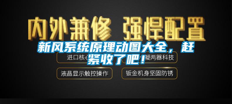 新风系统原理动图大全，赶紧收了吧！