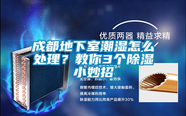 成都地下室潮湿怎么处理？教你3个除湿小妙招
