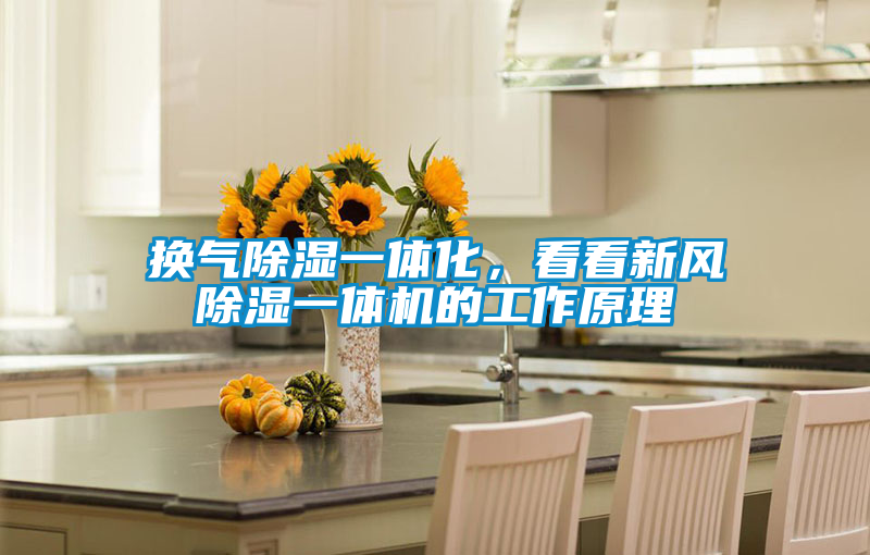 换气除湿一体化，看看新风除湿一体机的工作原理