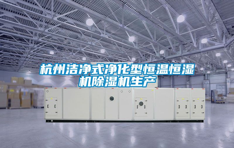 杭州洁净式净化型恒温恒湿机粉色视频免费在线观看生产