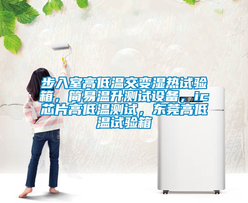 步入室高低温交变湿热试验箱，简易温升测试设备，ic芯片高低温测试，东莞高低温试验箱