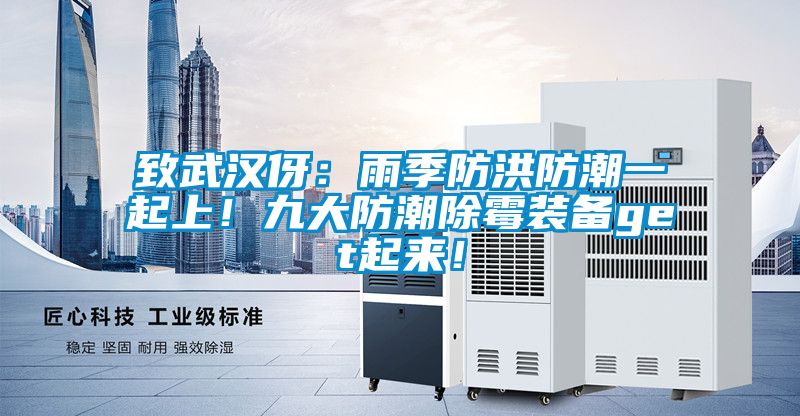 致武汉伢：雨季防洪防潮一起上！九大防潮除霉装备get起来！