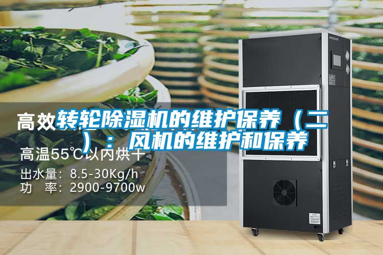 转轮粉色视频免费在线观看的维护保养（二）：风机的维护和保养