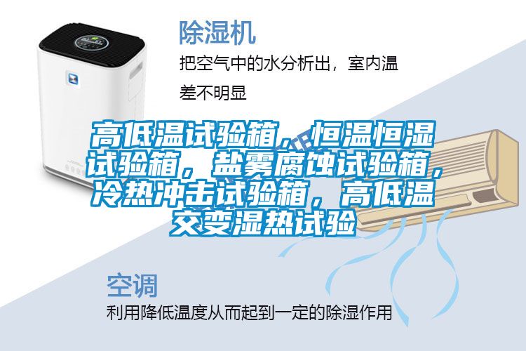 高低温试验箱，恒温恒湿试验箱，盐雾腐蚀试验箱，冷热冲击试验箱，高低温交变湿热试验