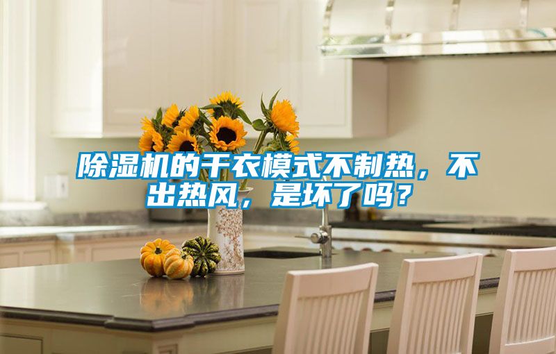 粉色视频免费在线观看的干衣模式不制热，不出热风，是坏了吗？