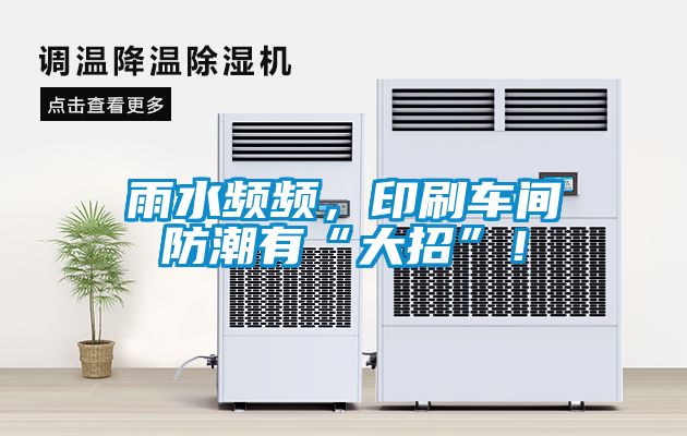 雨水频频，印刷车间防潮有“大招”！